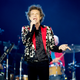 Mick Jagger performing with Rolling Stones
